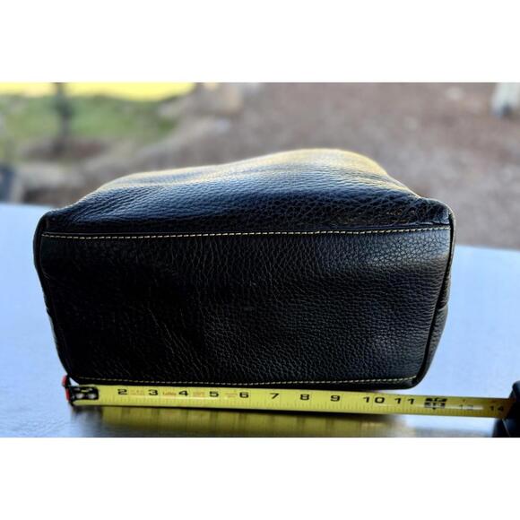 Dooney & Bourke Dillen Pocket Navy Pebbled Leather Hobo Bag - Picture 9 of 14